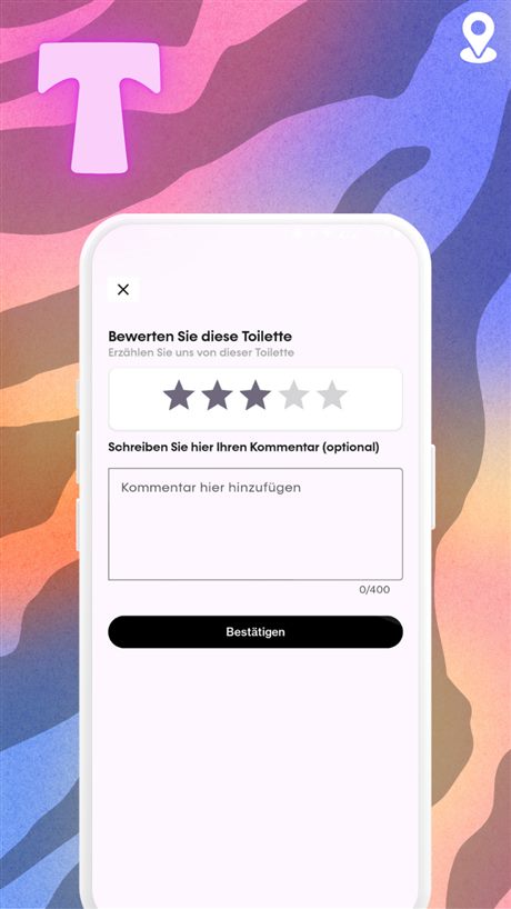 Ansicht aus der App